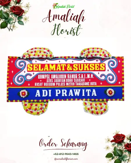 Papan Bunga Ucapan Selamat Kebon Pala
